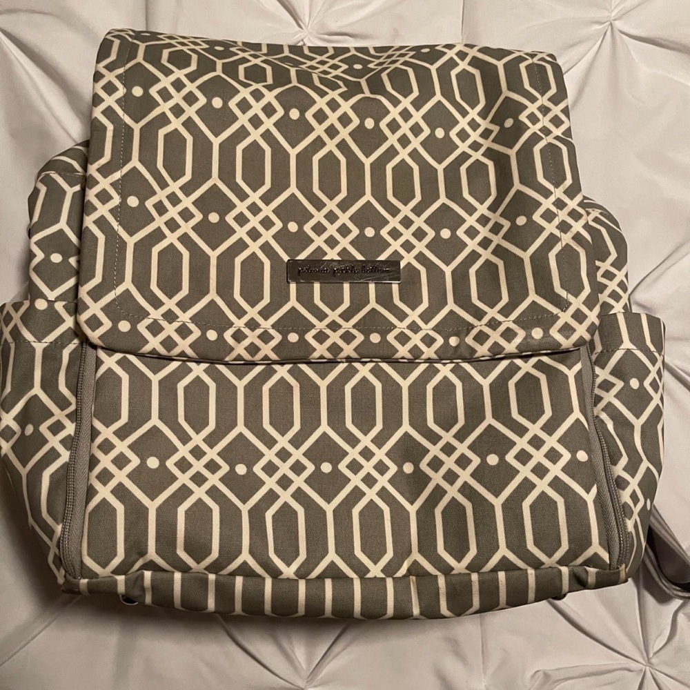 Petunia Pickle Bottom Quartz Gray  Diaper Bag Backpack